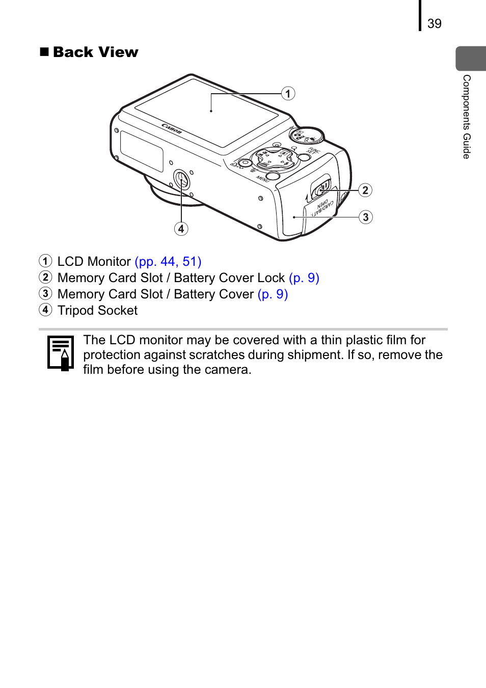 Ac d b | Canon A470 User Manual | Page 41 / 184