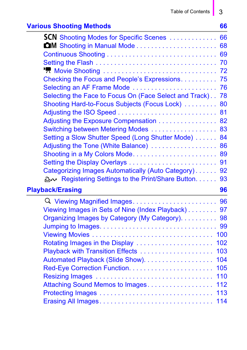 Canon A470 User Manual | Page 5 / 184