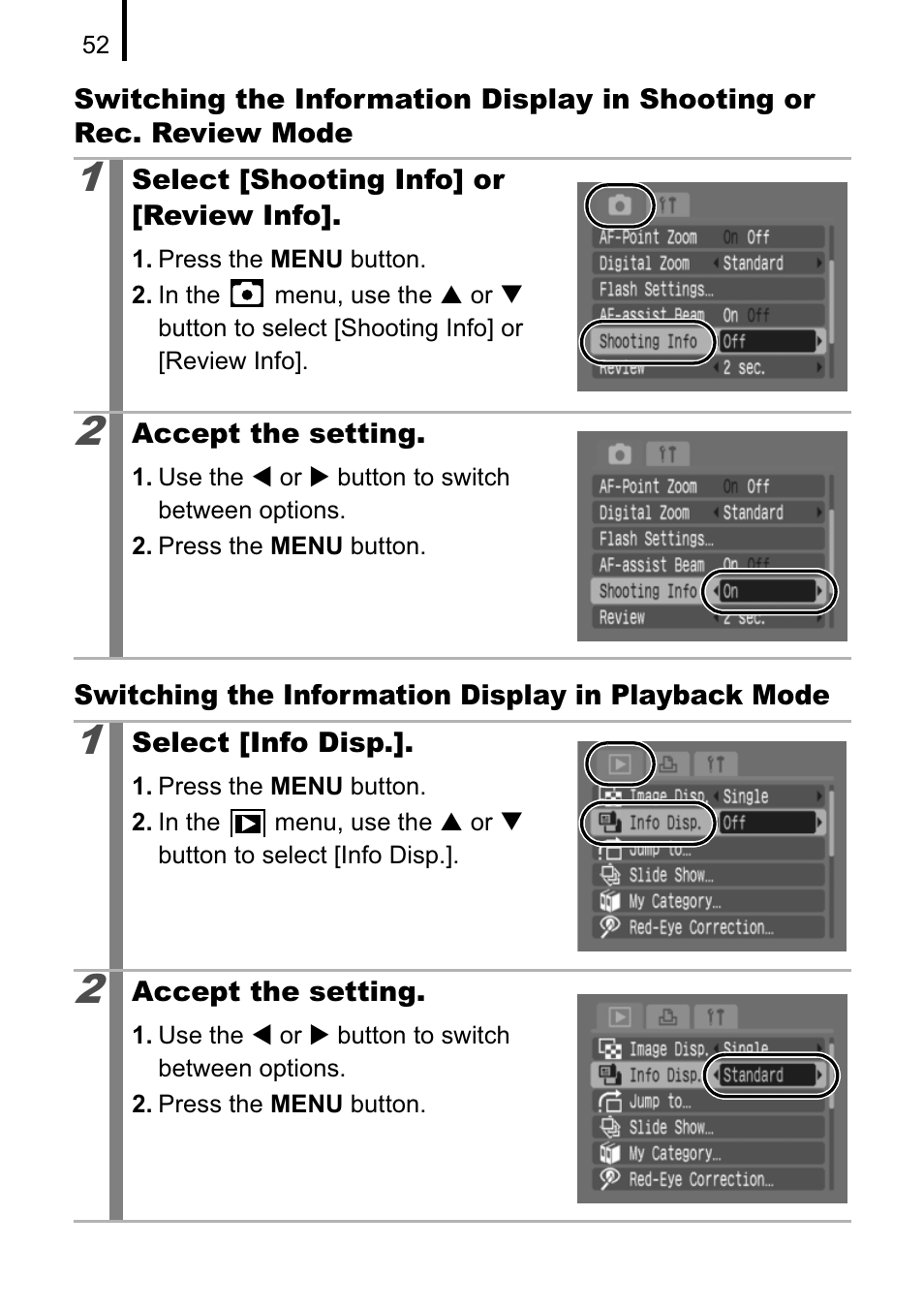 Canon A470 User Manual | Page 54 / 184