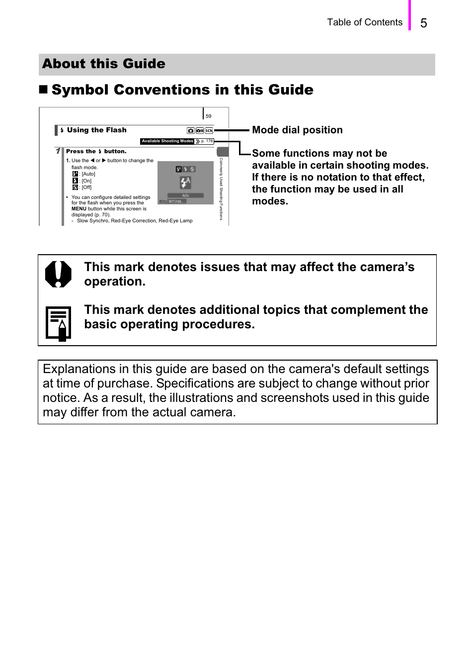 Canon A470 User Manual | Page 7 / 184