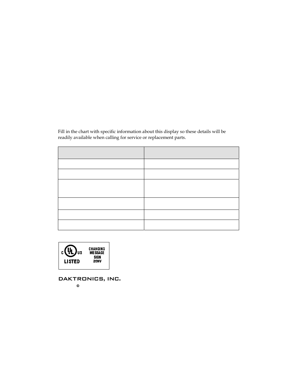 Daktronics, inc | Daktronics Galaxy AF-3400 34 mm Monochrome/RGB User Manual | Page 3 / 105