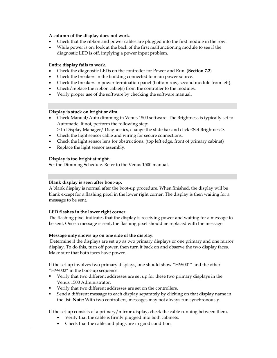 Daktronics Galaxy AF-3400 34 mm Monochrome/RGB User Manual | Page 44 / 105