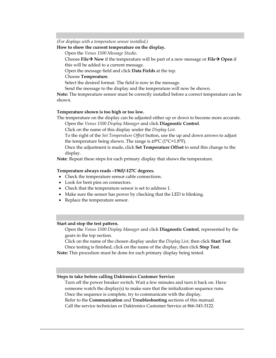 Daktronics Galaxy AF-3400 34 mm Monochrome/RGB User Manual | Page 45 / 105