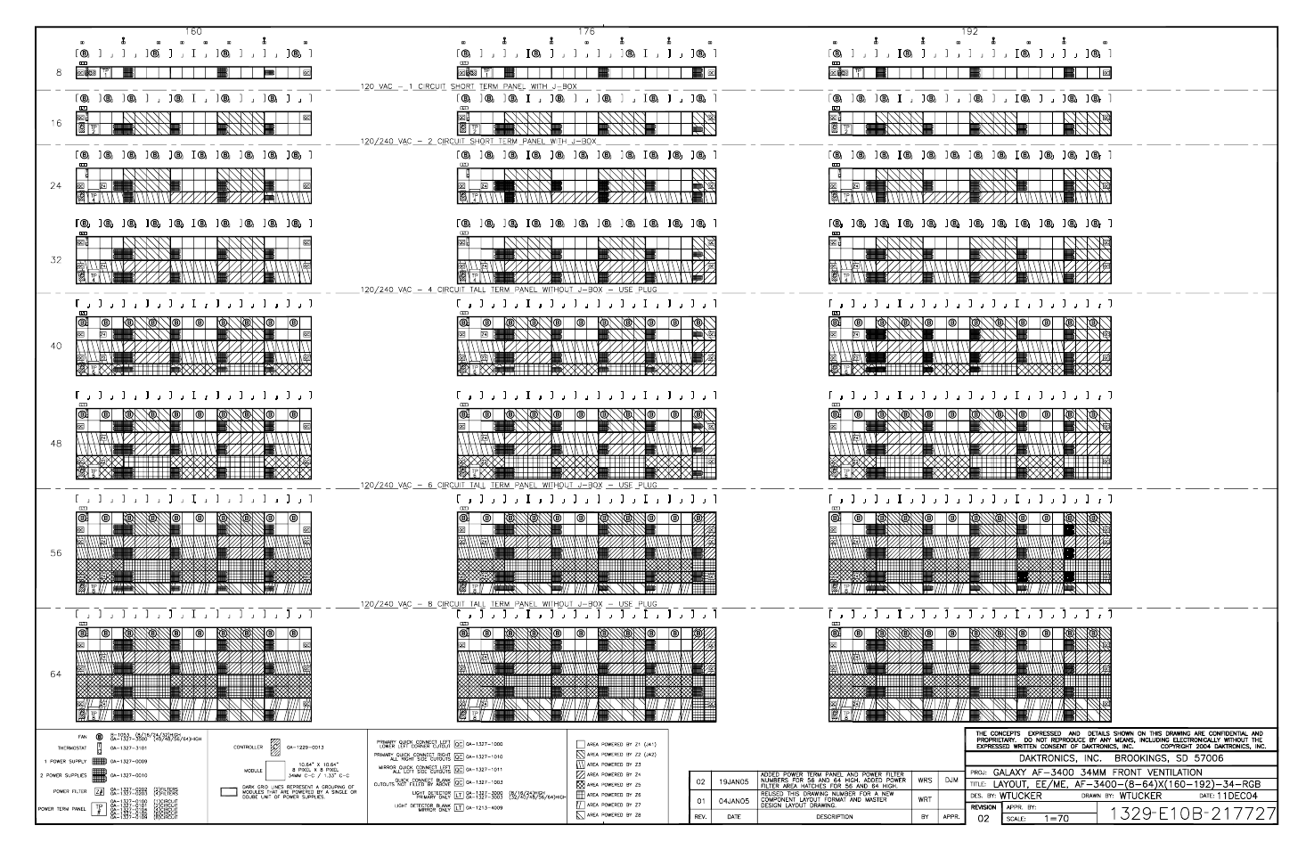 Daktronics Galaxy AF-3400 34 mm Monochrome/RGB User Manual | Page 67 / 105