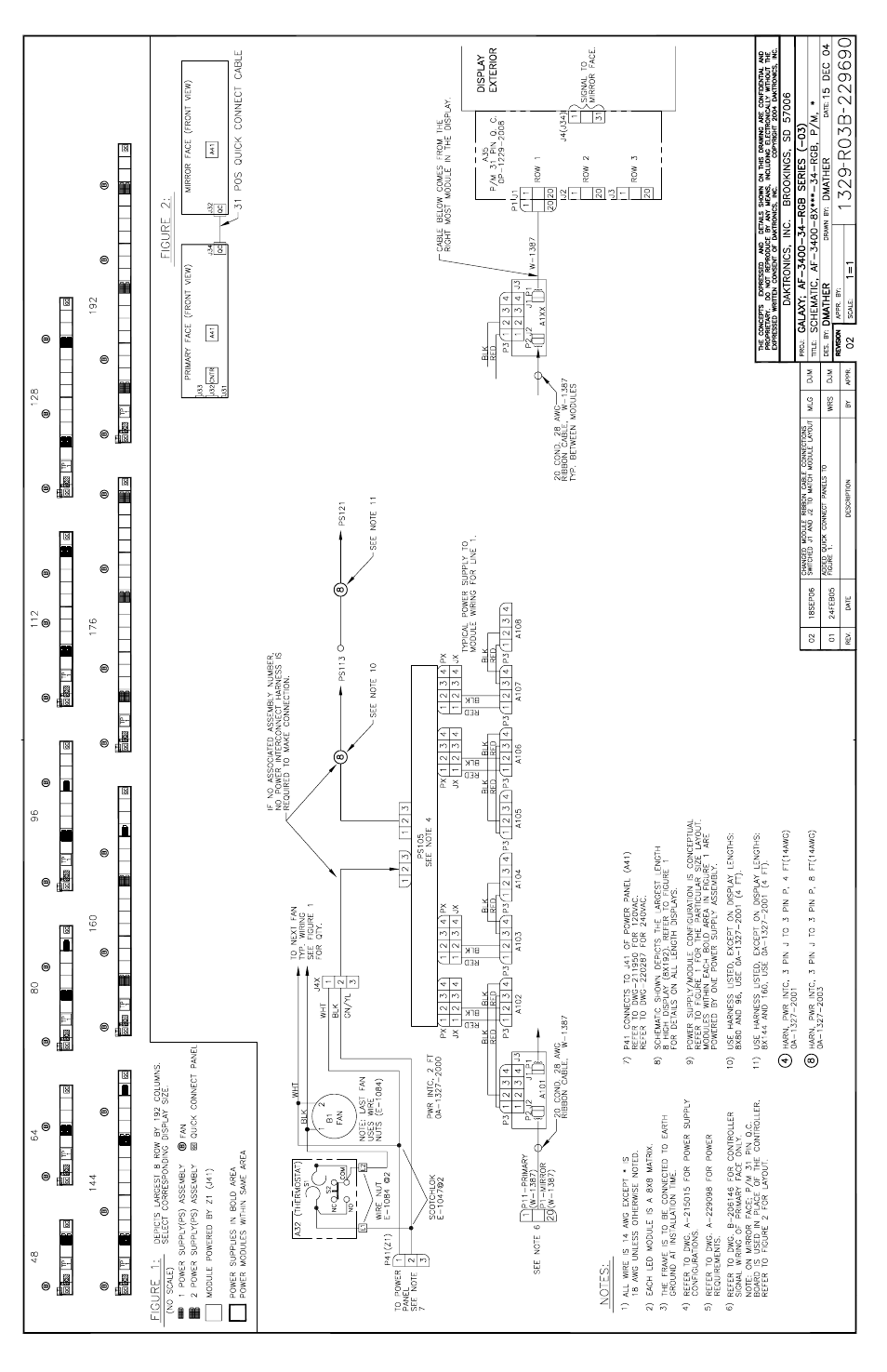 Daktronics Galaxy AF-3400 34 mm Monochrome/RGB User Manual | Page 68 / 105