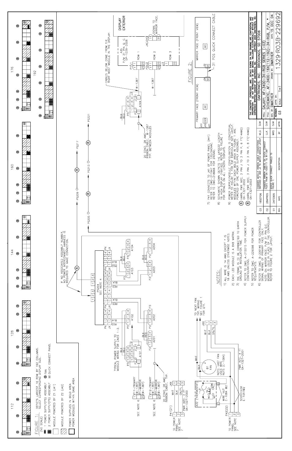 Daktronics Galaxy AF-3400 34 mm Monochrome/RGB User Manual | Page 70 / 105