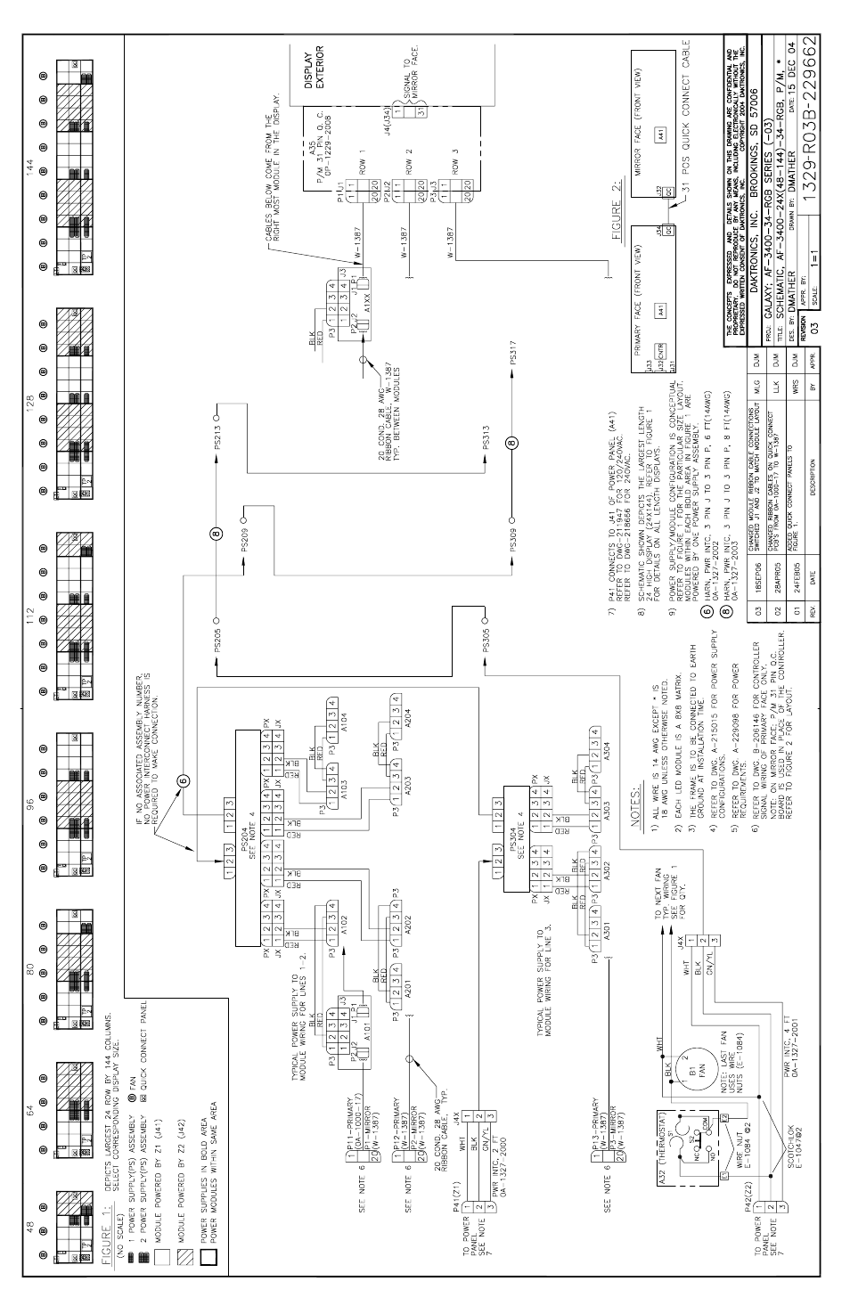 Daktronics Galaxy AF-3400 34 mm Monochrome/RGB User Manual | Page 71 / 105