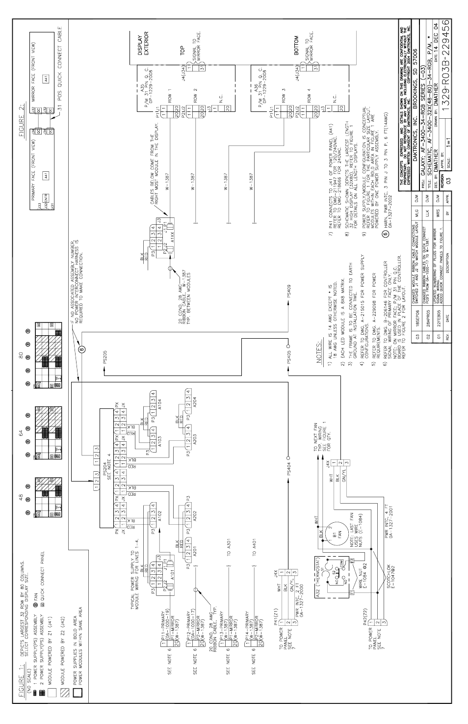 Daktronics Galaxy AF-3400 34 mm Monochrome/RGB User Manual | Page 73 / 105