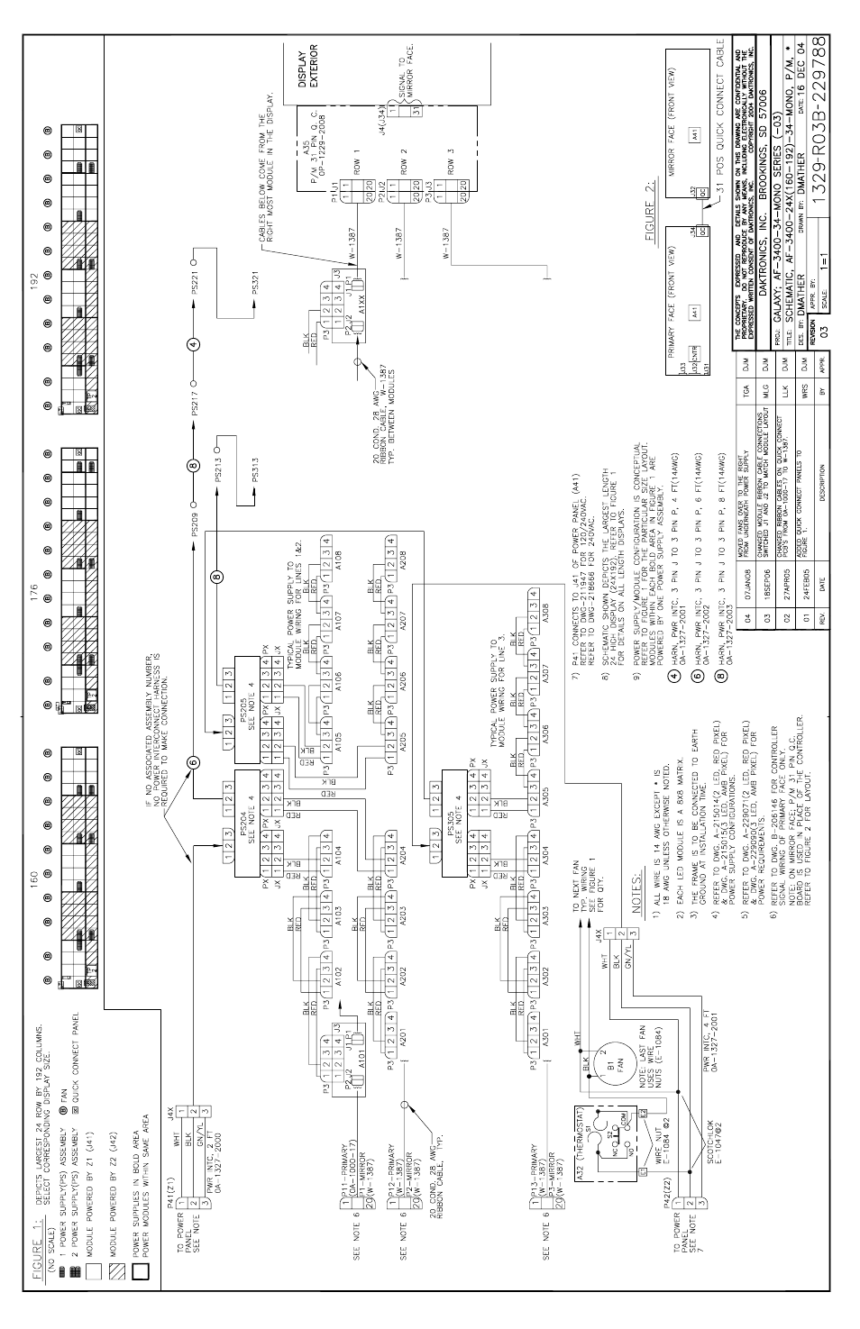 Daktronics Galaxy AF-3400 34 mm Monochrome/RGB User Manual | Page 84 / 105