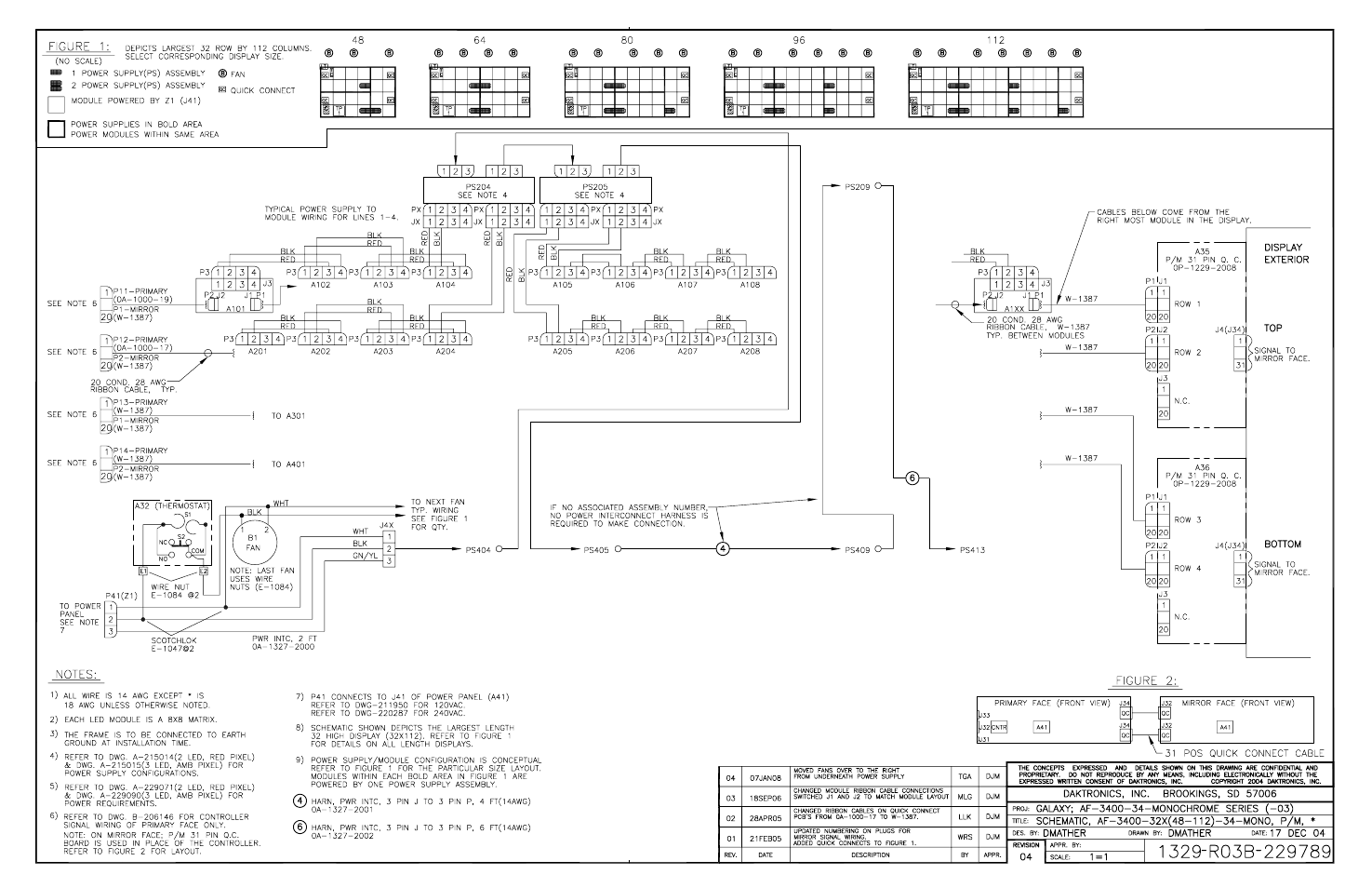 Daktronics Galaxy AF-3400 34 mm Monochrome/RGB User Manual | Page 85 / 105