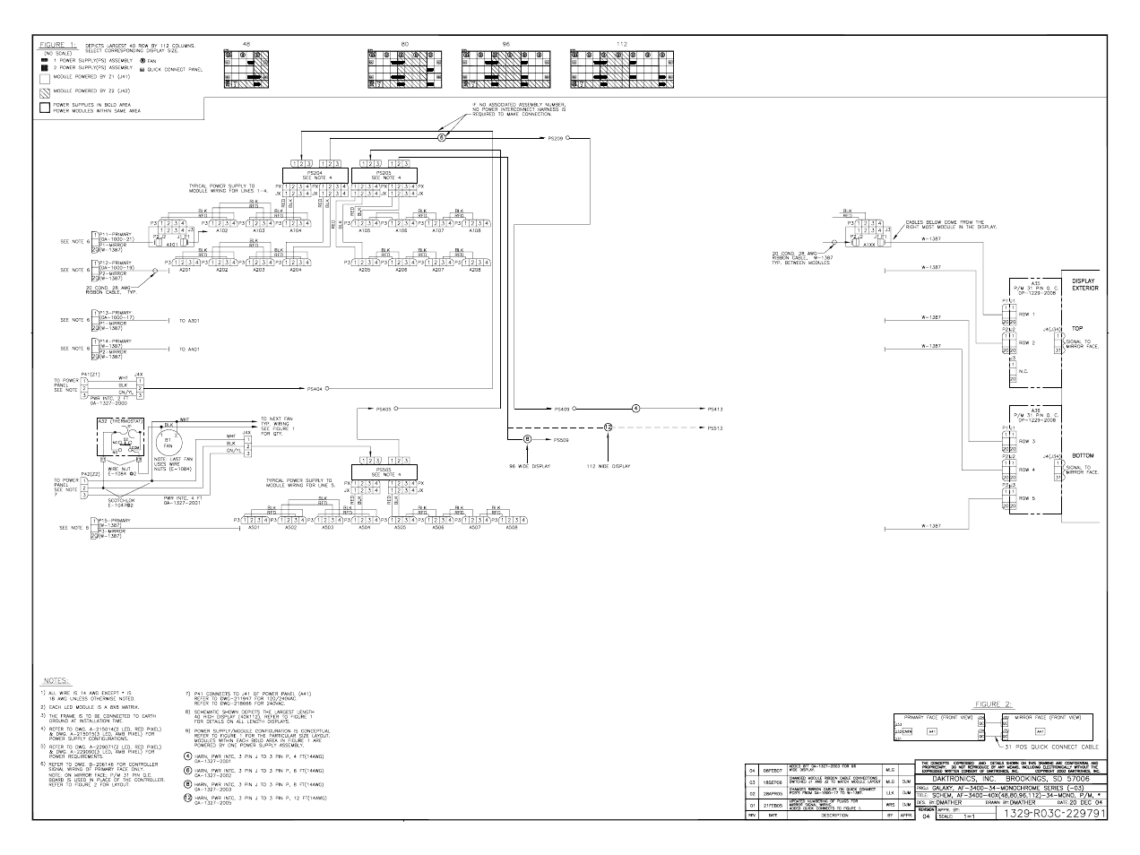 Daktronics Galaxy AF-3400 34 mm Monochrome/RGB User Manual | Page 87 / 105