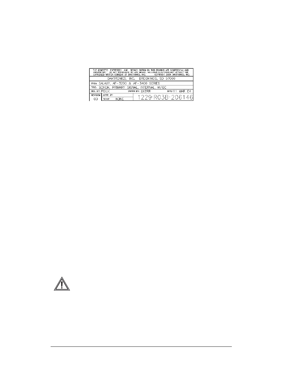 Safety precautions, Safety precautions -2, Figure 1: drawing label -2 | 1 safety precautions | Daktronics Galaxy 46 mm Outdoor Series AF-3400 User Manual | Page 12 / 93