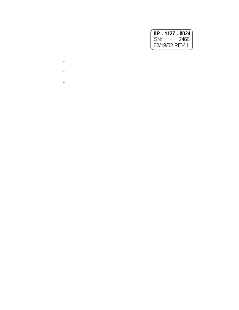 Figure 6: typical label -8 | Daktronics Galaxy 46 mm Outdoor Series AF-3400 User Manual | Page 18 / 93