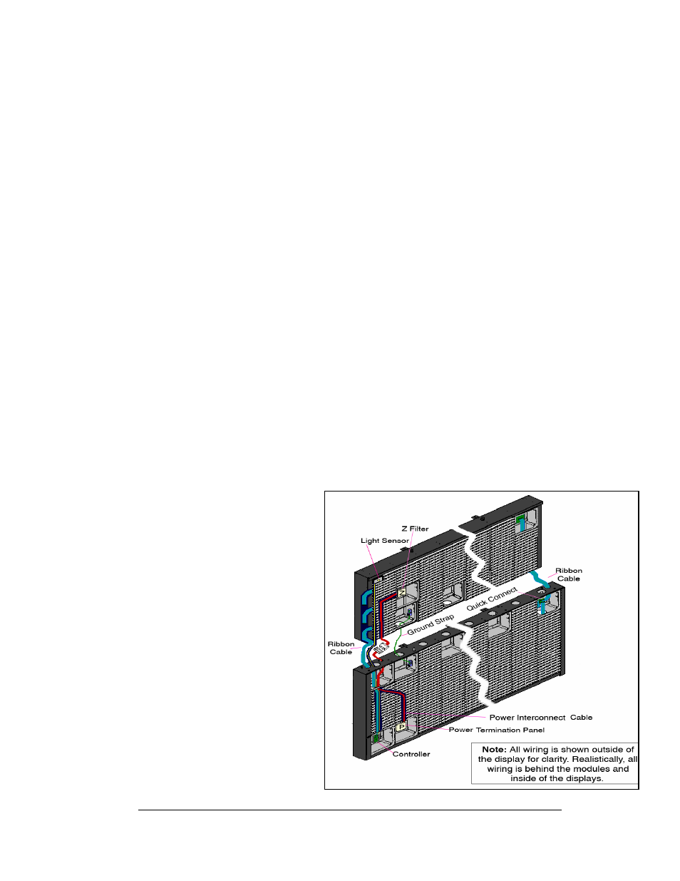 Signal termination enclosures, Interconnect for sectional displays, Signal termination enclosures -3 | Interconnect for sectional displays -3, 2 signal termination enclosures | Daktronics Galaxy 46 mm Outdoor Series AF-3400 User Manual | Page 27 / 93