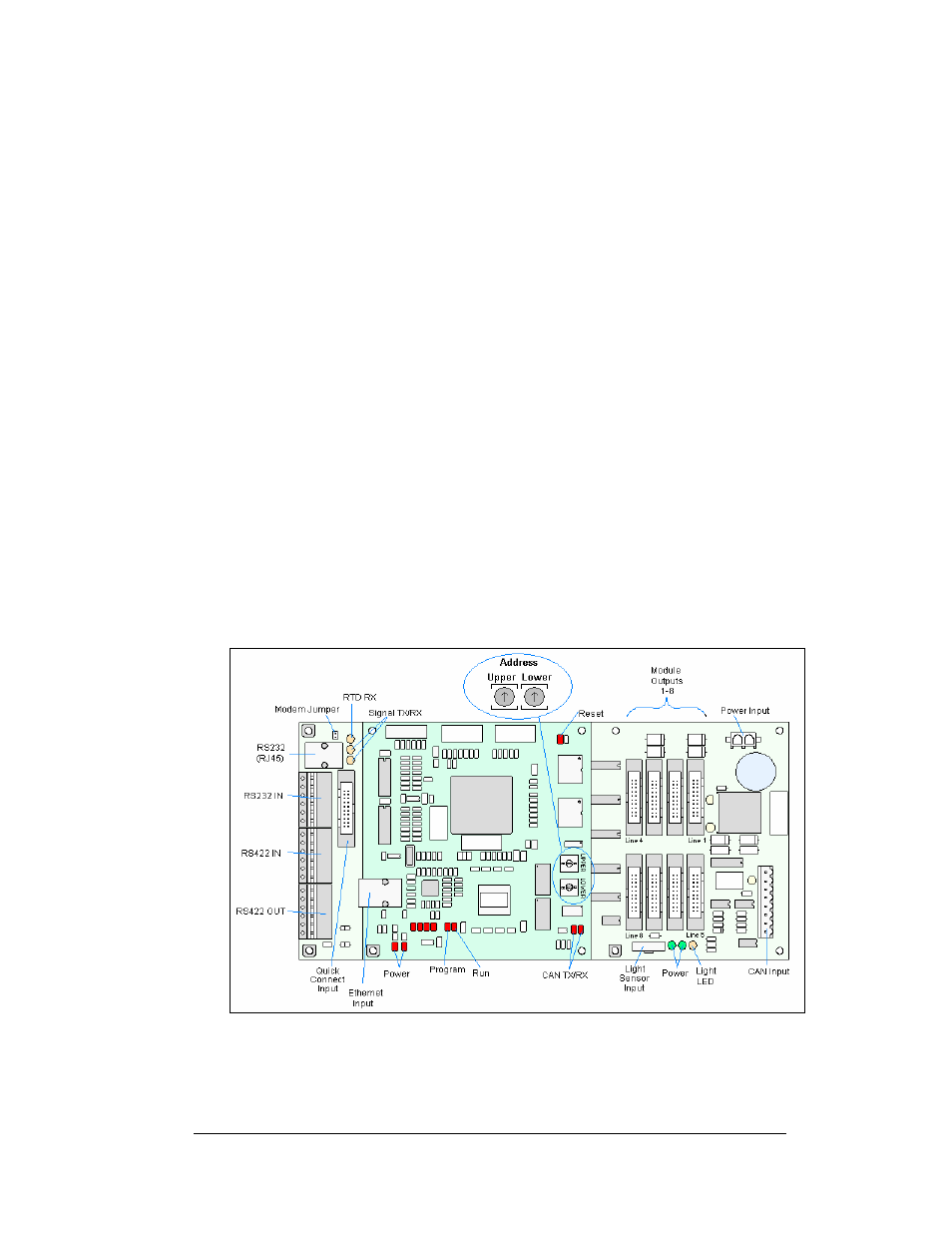 Rfi filter, Controller, Controller -9 | Figure 31: controller component layout -9 | Daktronics Galaxy 46 mm Outdoor Series AF-3400 User Manual | Page 43 / 93