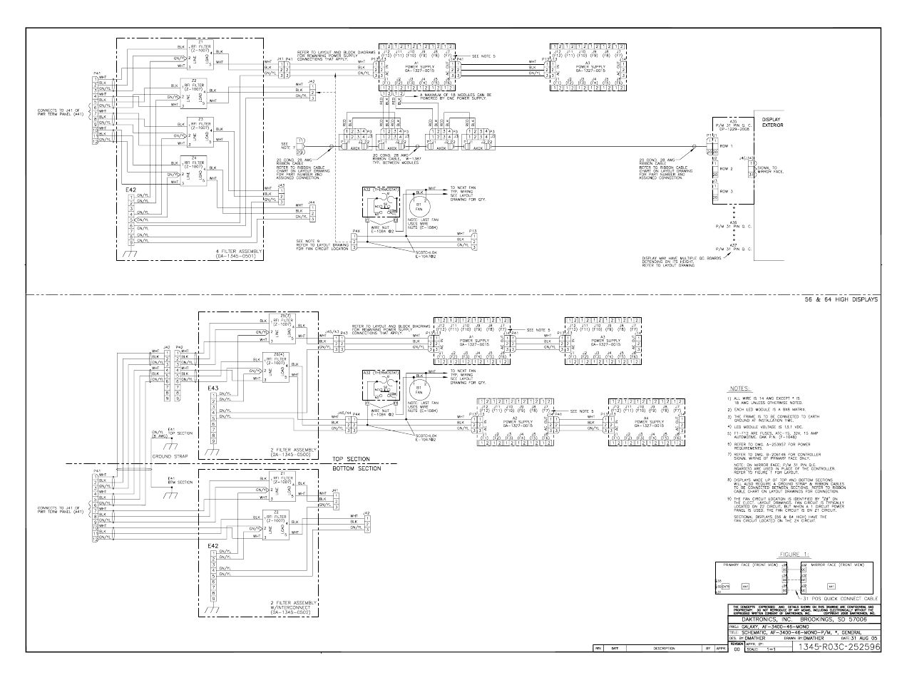 Daktronics Galaxy 46 mm Outdoor Series AF-3400 User Manual | Page 63 / 93