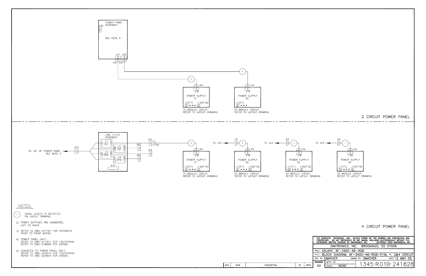 Daktronics Galaxy 46 mm Outdoor Series AF-3400 User Manual | Page 64 / 93