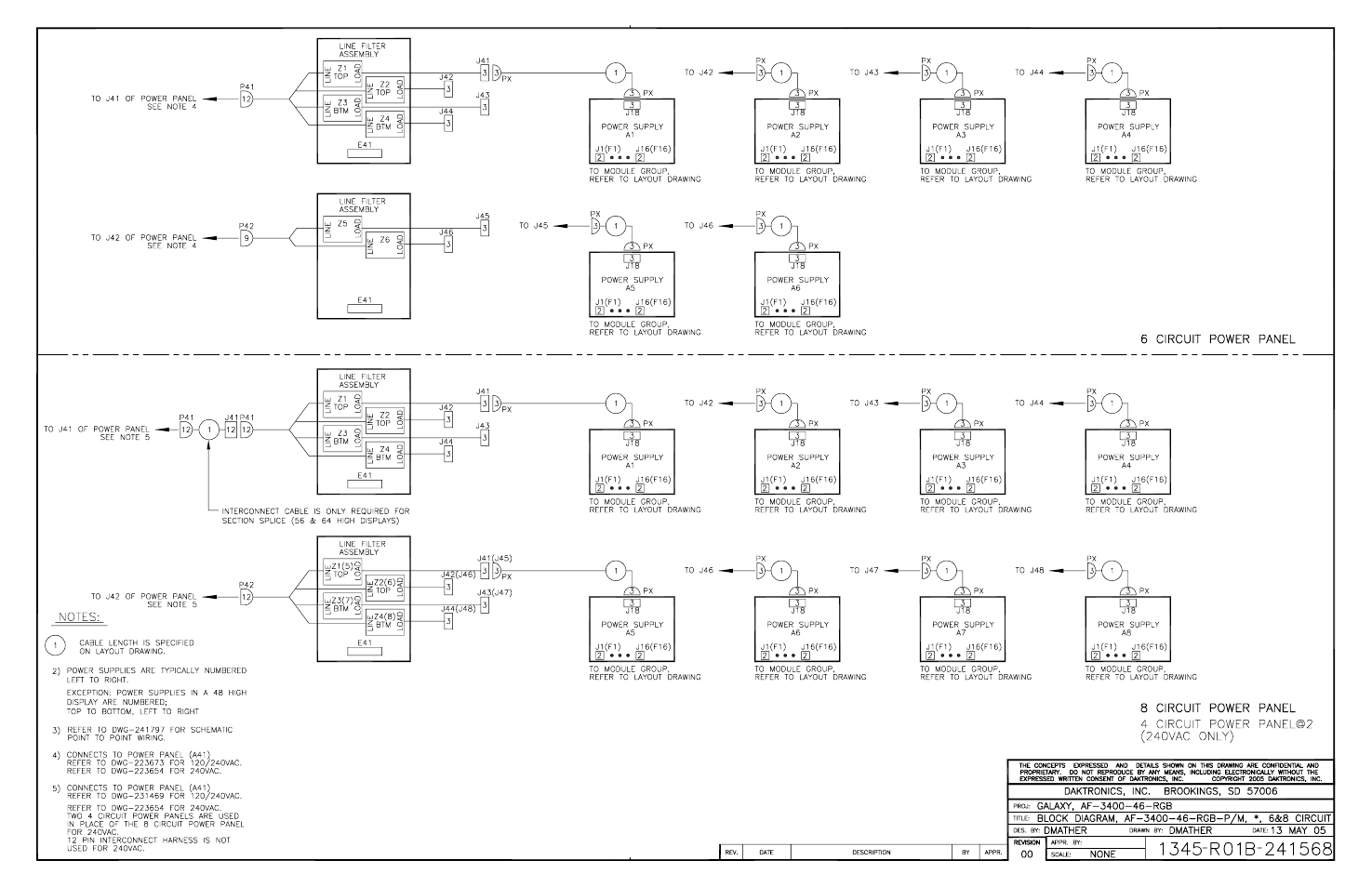 Daktronics Galaxy 46 mm Outdoor Series AF-3400 User Manual | Page 65 / 93