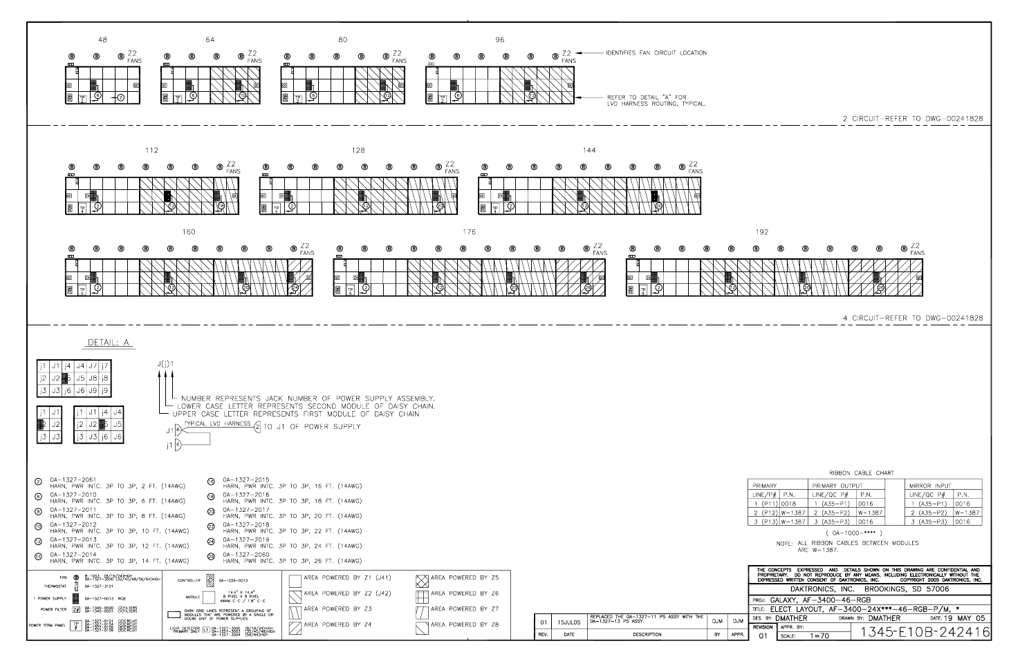 Daktronics Galaxy 46 mm Outdoor Series AF-3400 User Manual | Page 70 / 93