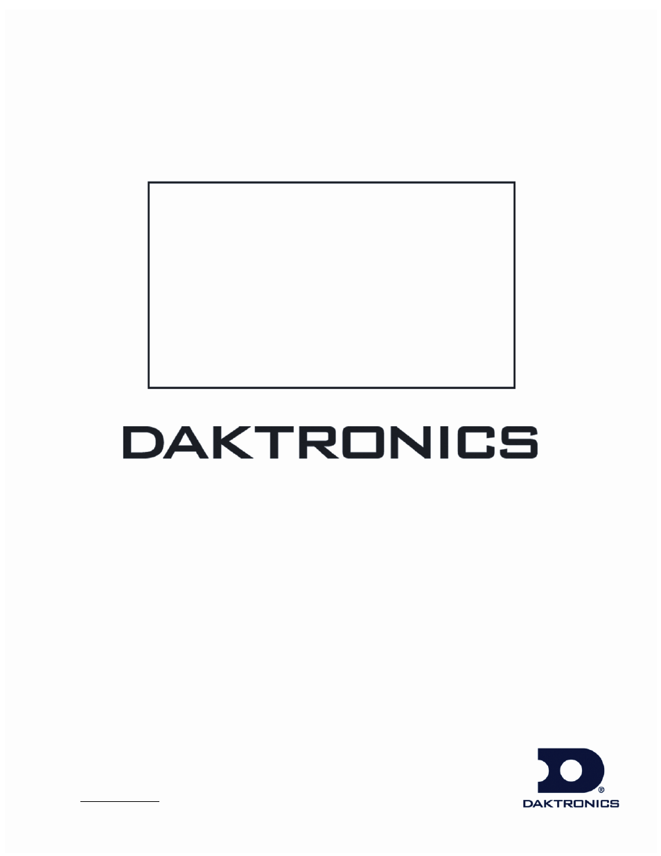 Daktronics Galaxy AF-3400 20 mm Monochrome/RGB Double-face Displays User Manual | 59 pages