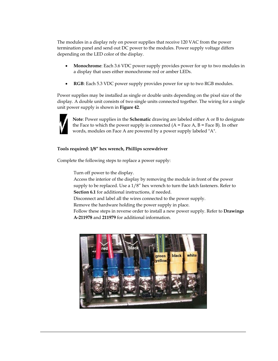 Daktronics Galaxy AF-3400 20 mm Monochrome/RGB Double-face Displays User Manual | Page 49 / 59