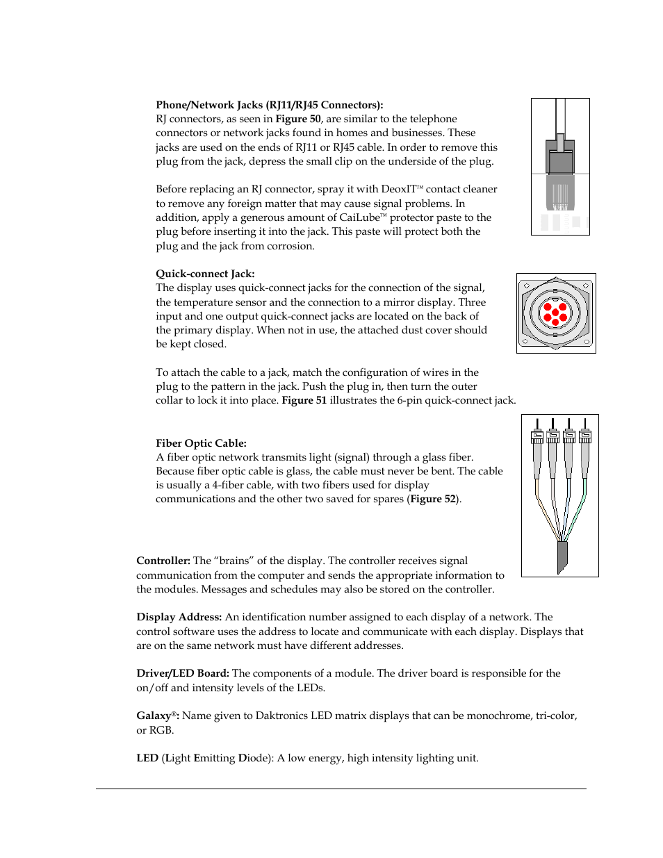 4 glossary | Daktronics Galaxy AF-3400 20 mm Monochrome/RGB Double-face Displays User Manual | Page 53 / 59