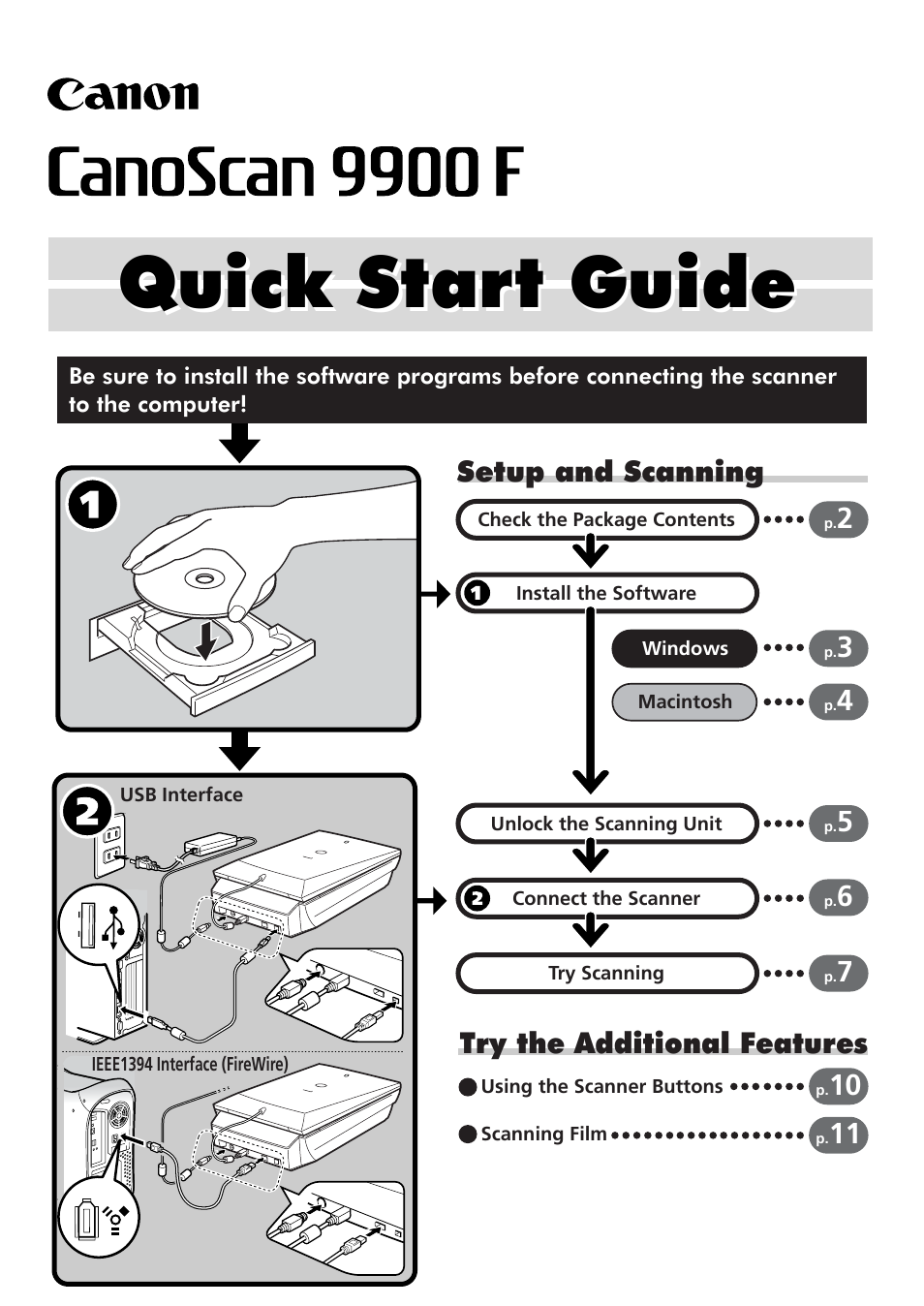 Canon 9900F User Manual | 19 pages