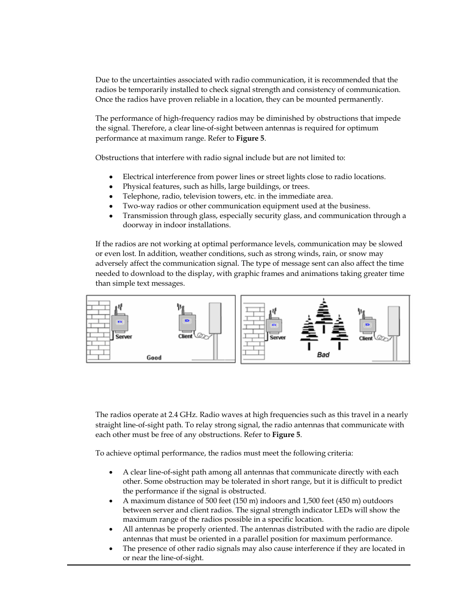 Site selection, Line-of-sight, 3 site selection | 4 line-of-sight | Daktronics Venus 1500 Radio – Gen 2 User Manual | Page 7 / 45