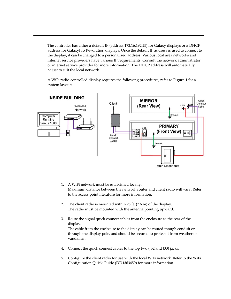 Section 2: installation, Section 2, Installation | Daktronics WiFi Communication User Manual | Page 9 / 13