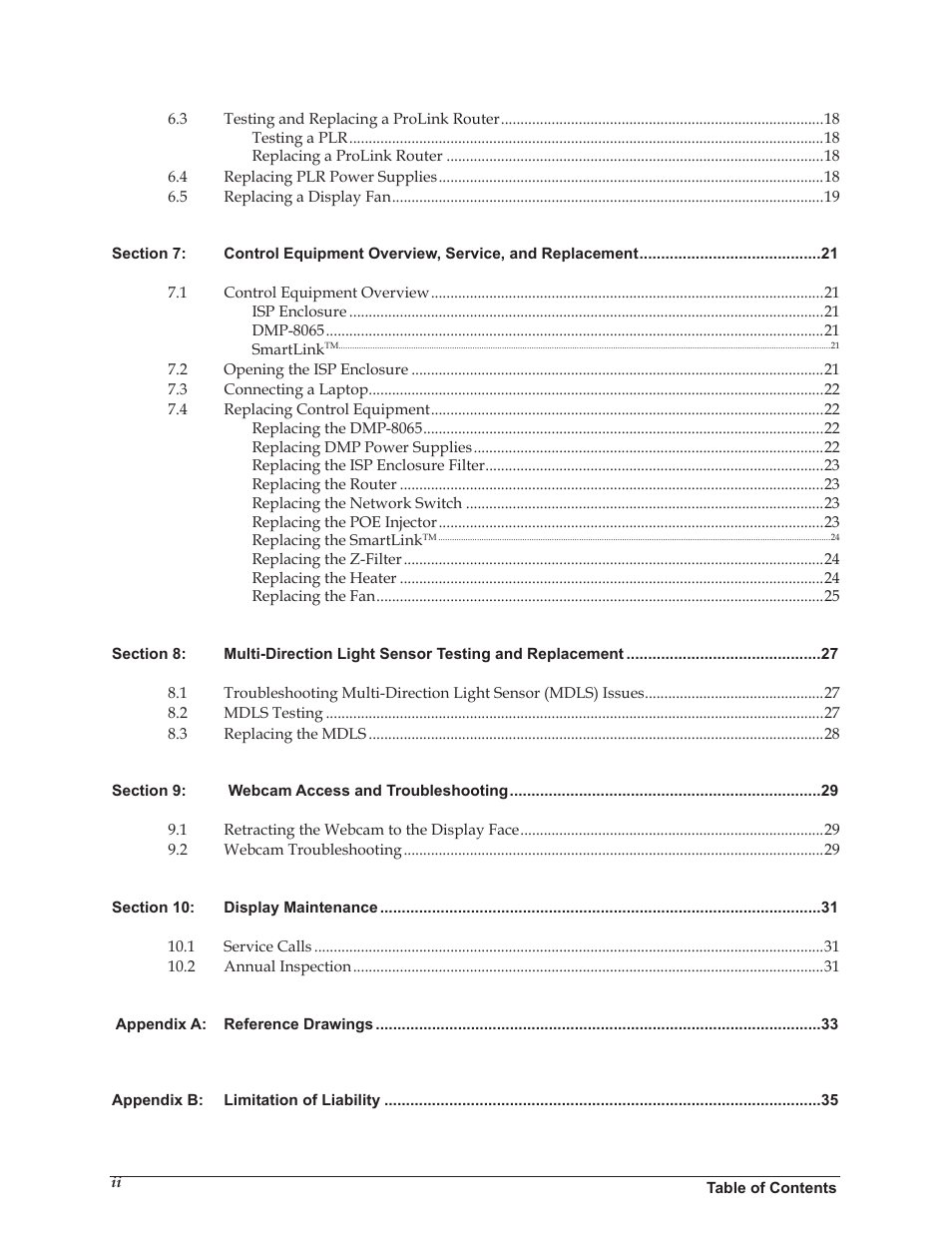 Daktronics 4200 Series Digital Billboard User Manual | Page 4 / 39