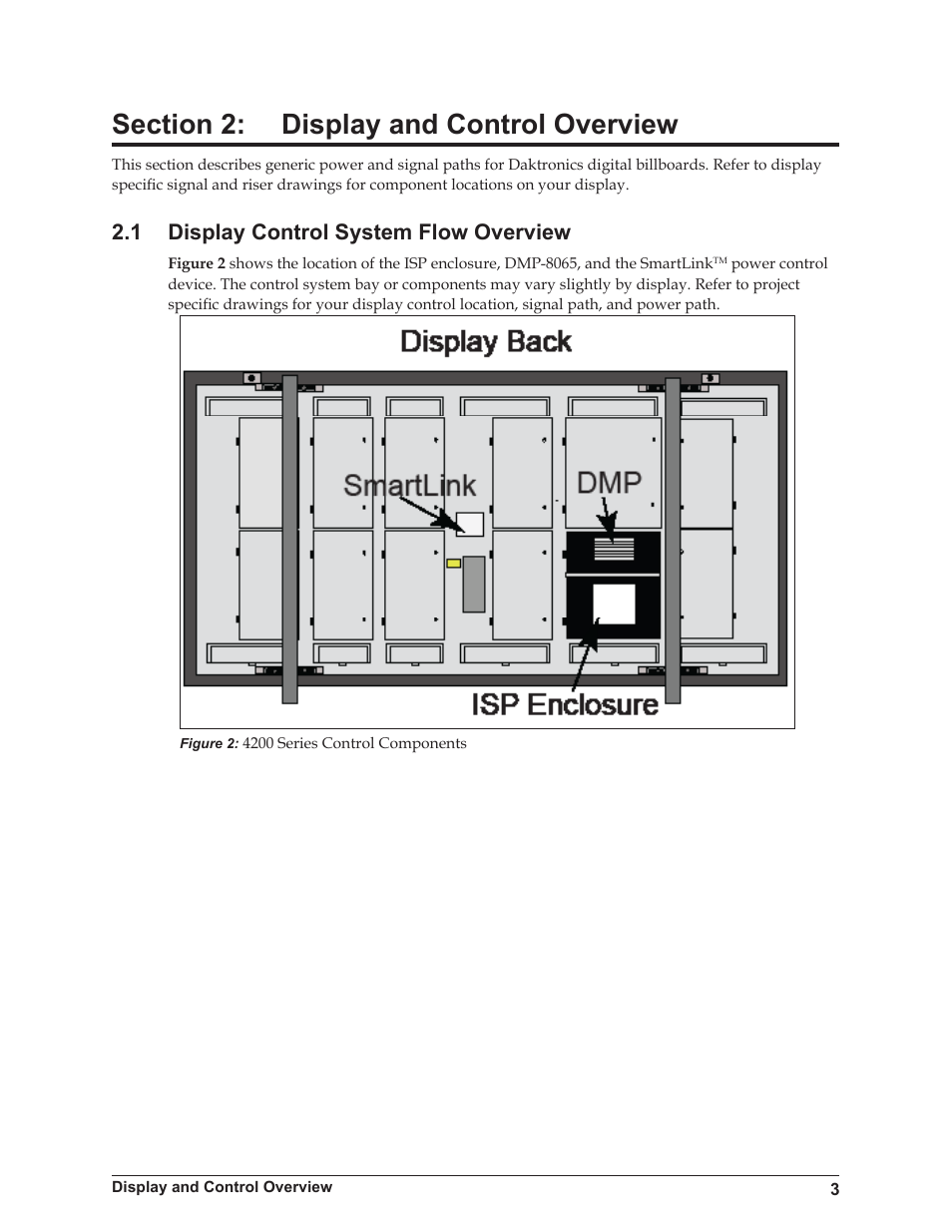 1 display control system flow overview | Daktronics 4200 Series Digital Billboard User Manual | Page 7 / 39