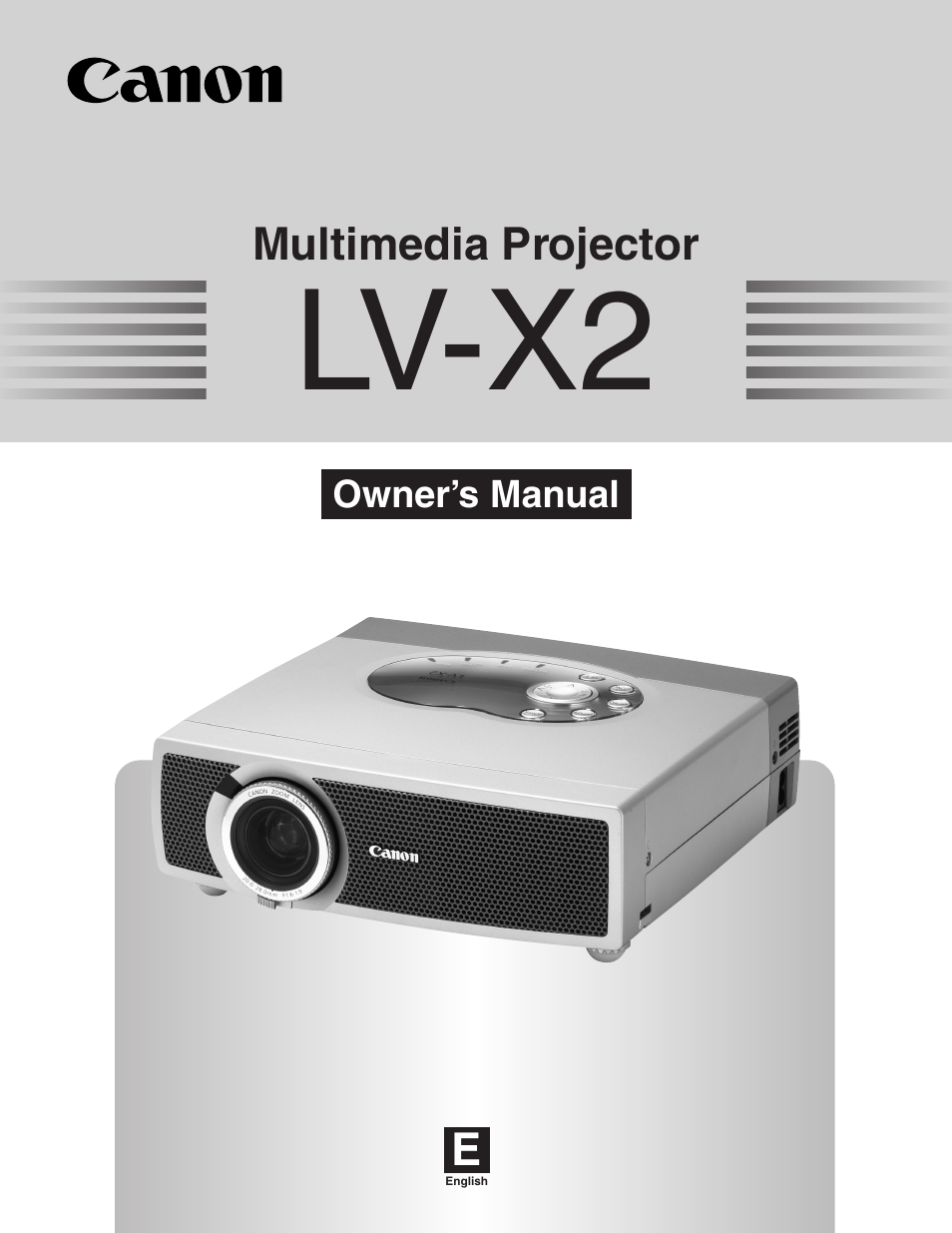 Canon LV-X2 User Manual | 44 pages