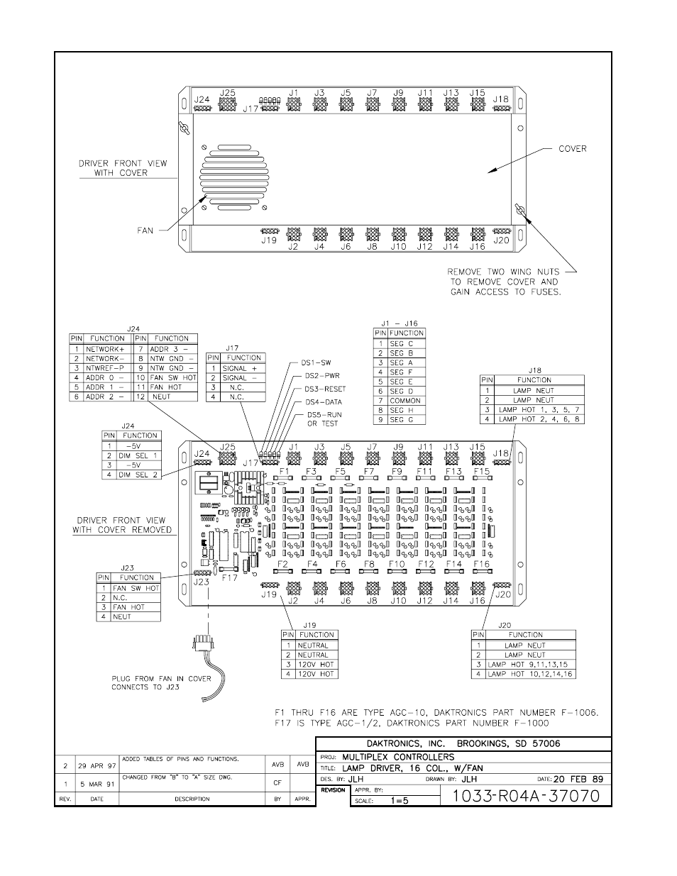 A-37070, a | Daktronics Data Time Series 50 Time & Temperature Displays User Manual | Page 59 / 80