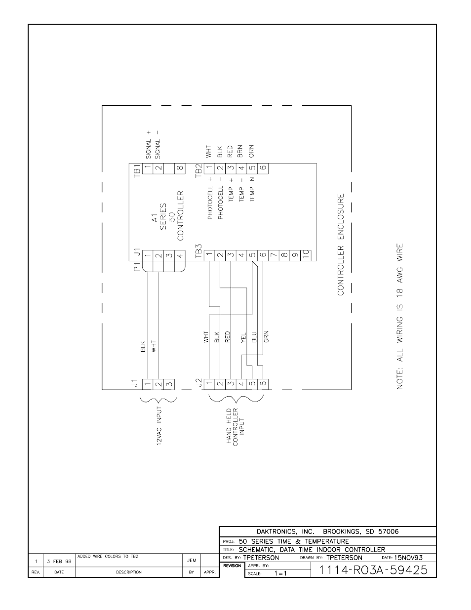 A-59425, a | Daktronics Data Time Series 50 Time & Temperature Displays User Manual | Page 65 / 80