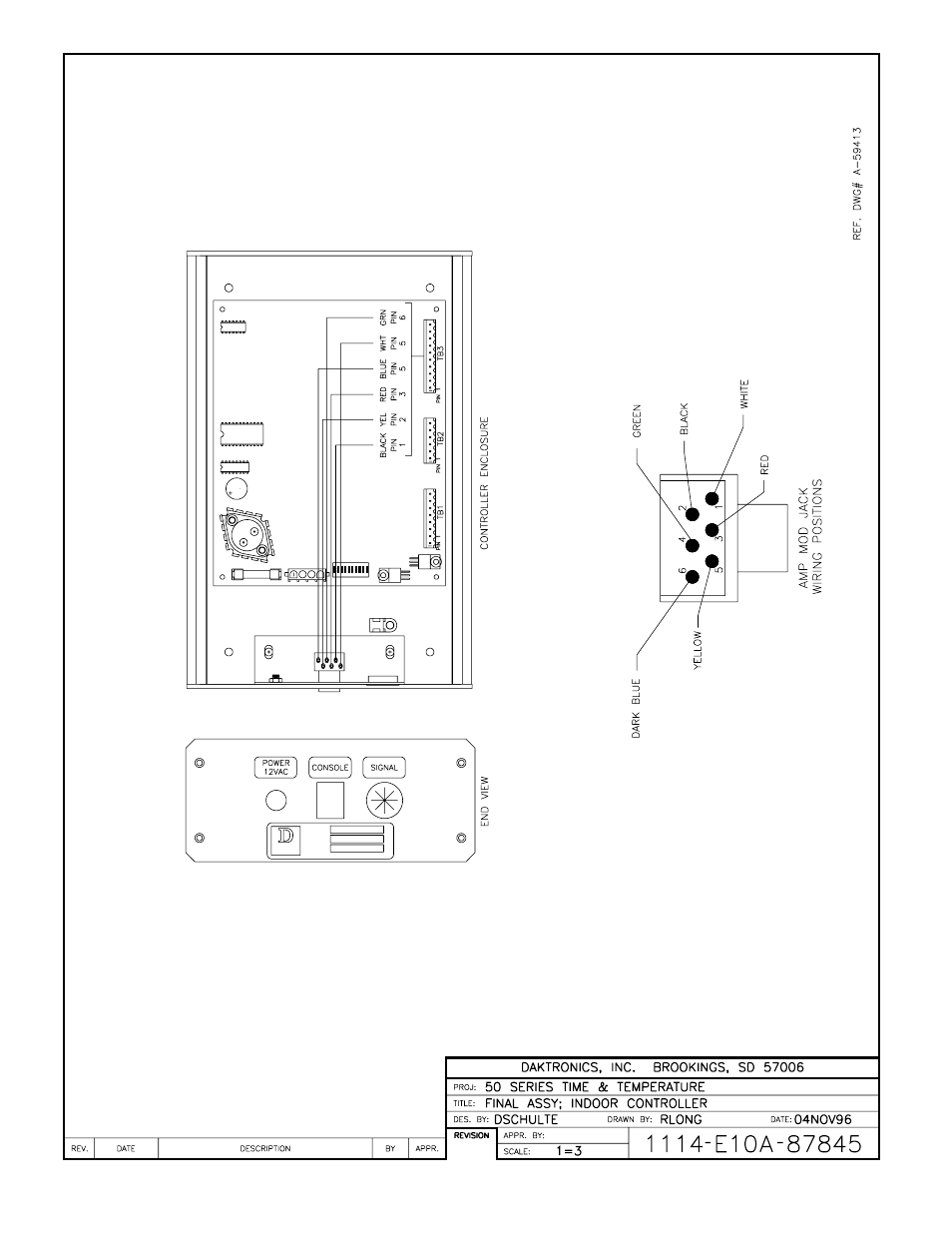 Daktronics Data Time Series 50 Time & Temperature Displays User Manual | Page 66 / 80