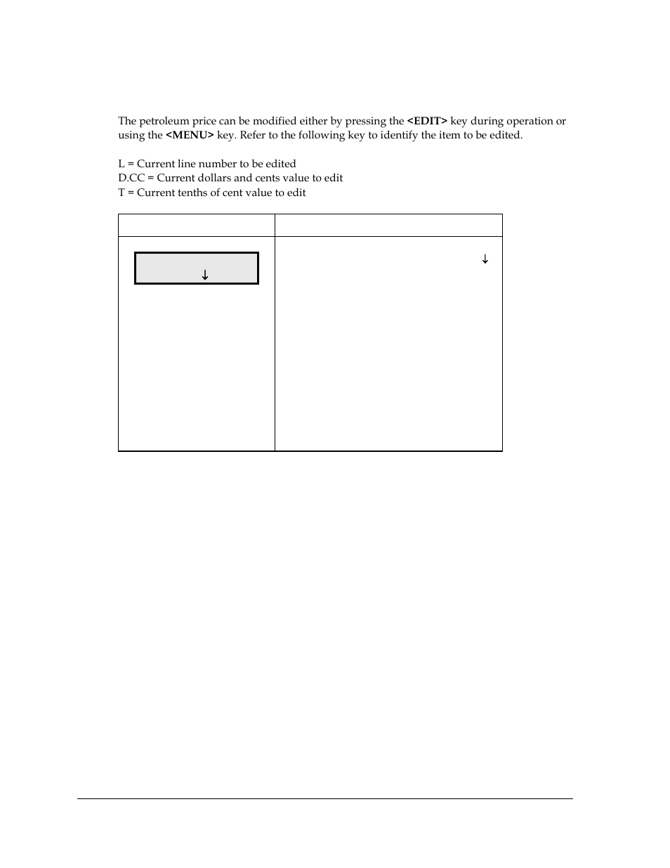 Modifying price line settings | Daktronics Fuelight FL-2109 Series Petroleum Price Displays User Manual | Page 20 / 41