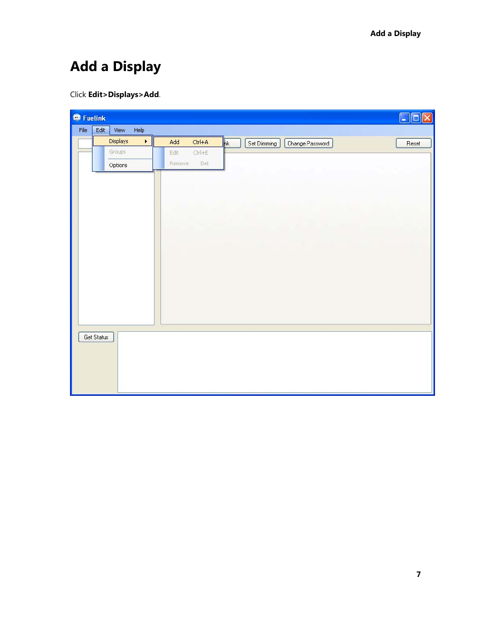 Add a display | Daktronics Fuelink User Manual | Page 13 / 45
