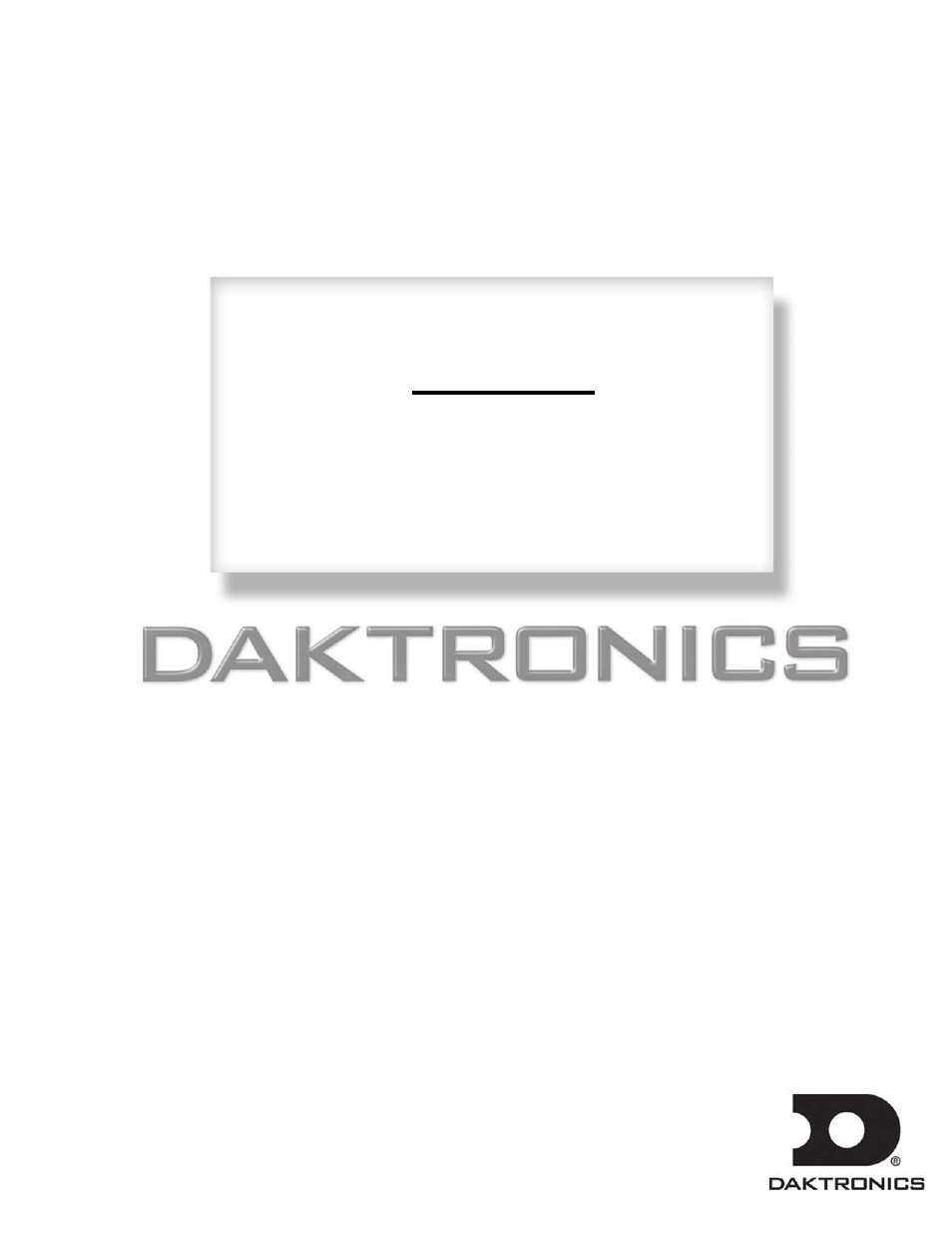 Daktronics KE-1010-7.6-RG User Manual | 64 pages