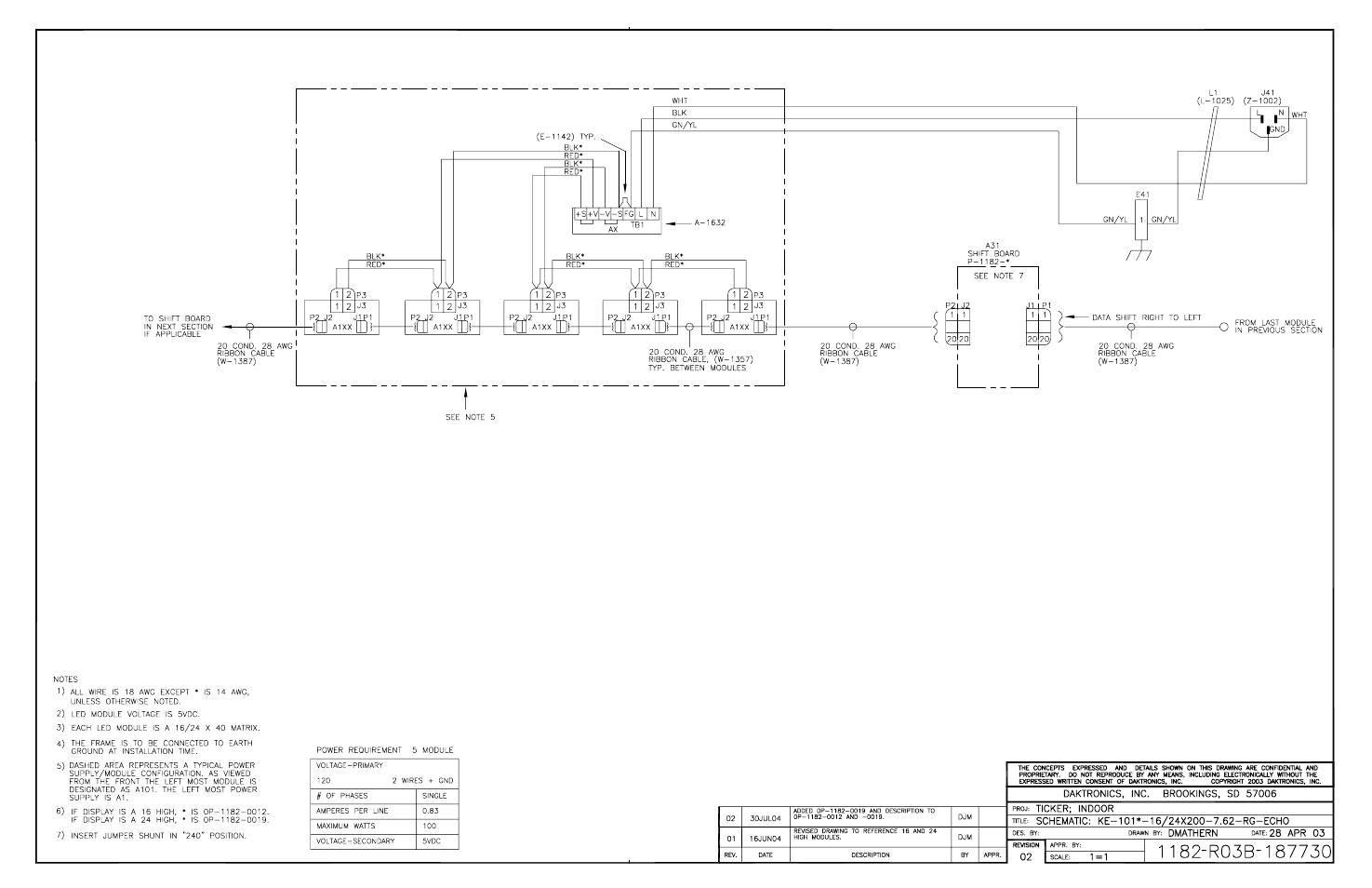 Daktronics KE-1010-7.6-RG User Manual | Page 54 / 64