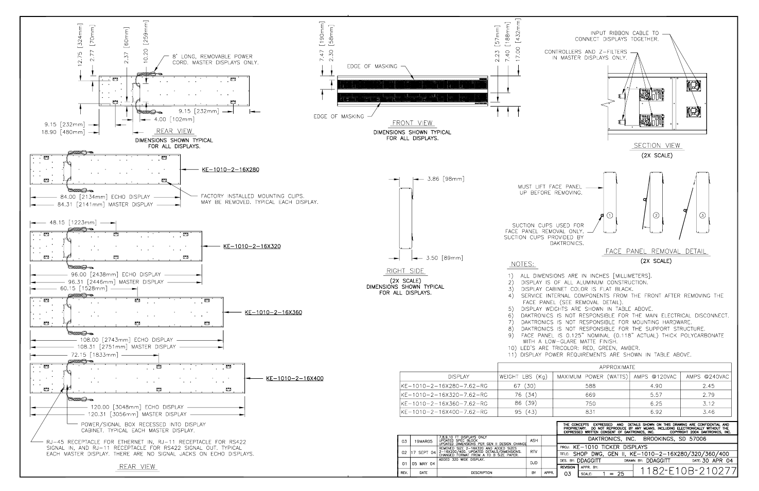 Daktronics KE-1010-7.6-RG User Manual | Page 55 / 64