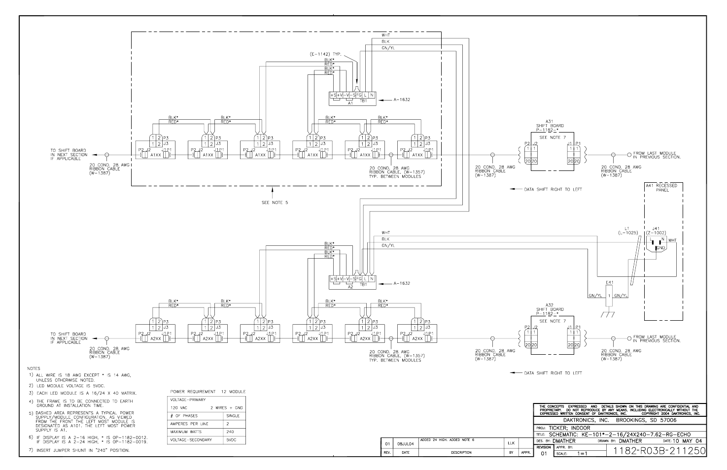 Daktronics KE-1010-7.6-RG User Manual | Page 56 / 64