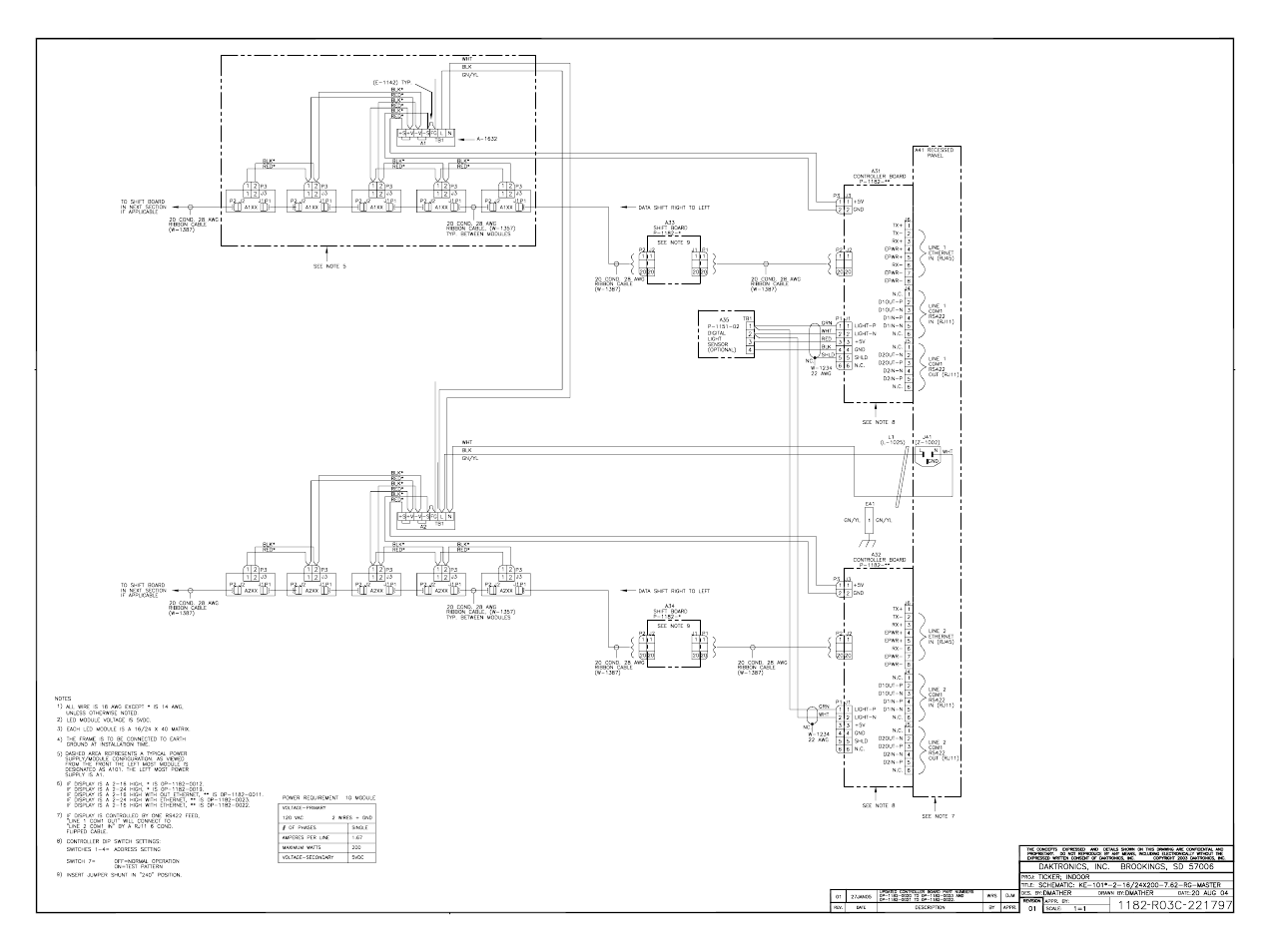 Daktronics KE-1010-7.6-RG User Manual | Page 62 / 64