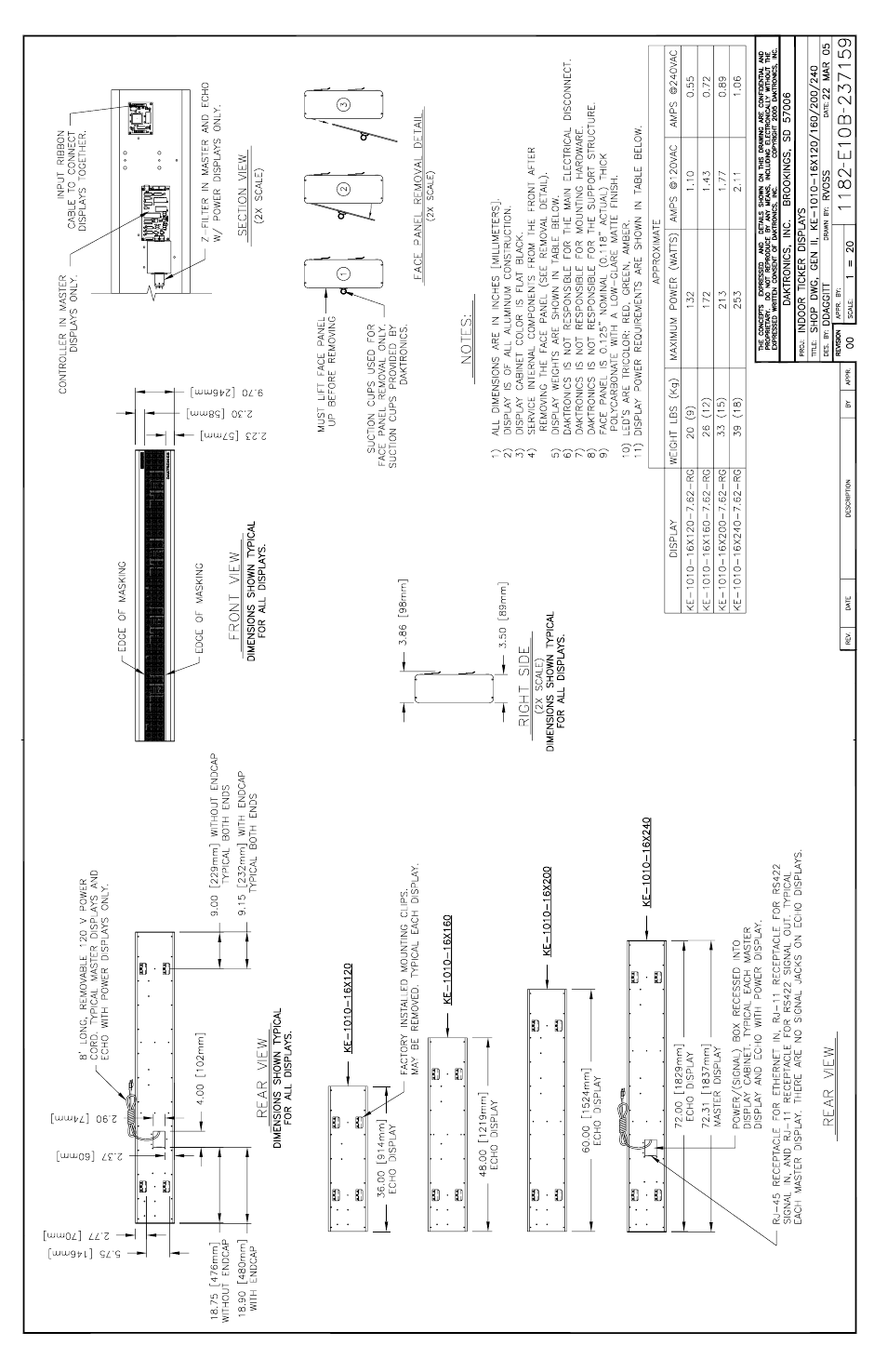 Daktronics KE-1010-7.6-RG User Manual | Page 51 / 61