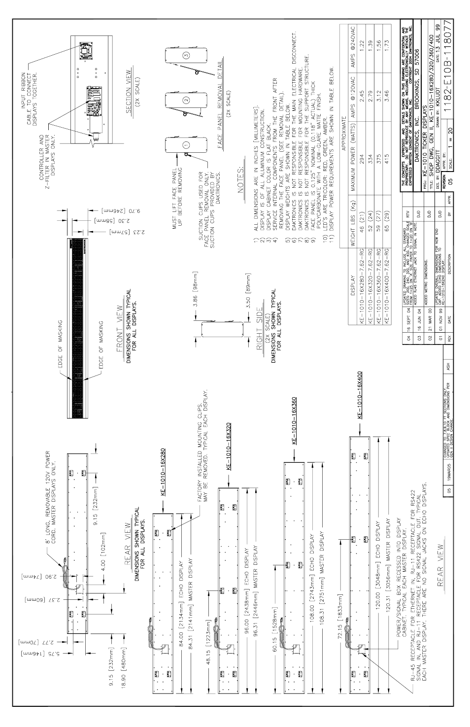 Daktronics KE-1010-7.6-RG User Manual | Page 52 / 61