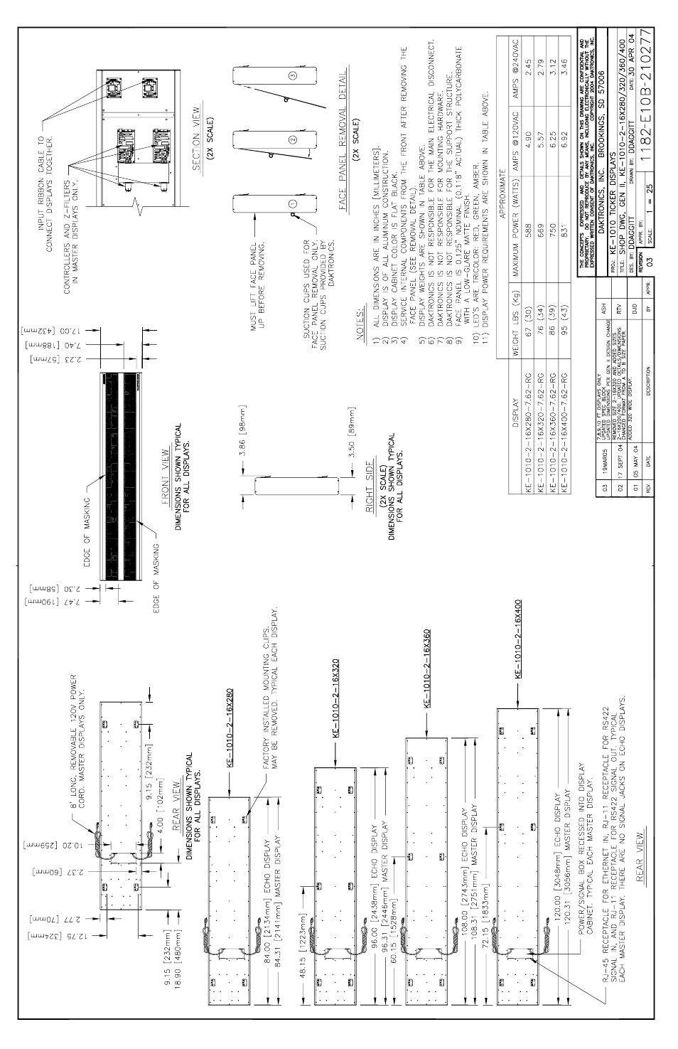 Daktronics KE-1010-7.6-RG User Manual | Page 53 / 61