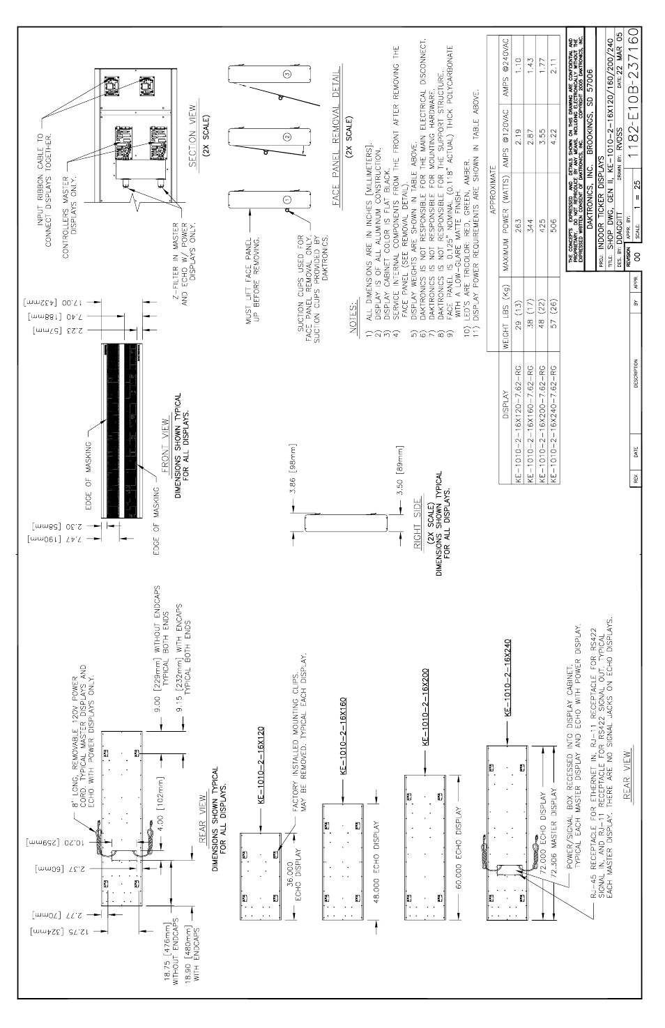 Daktronics KE-1010-7.6-RG User Manual | Page 54 / 61