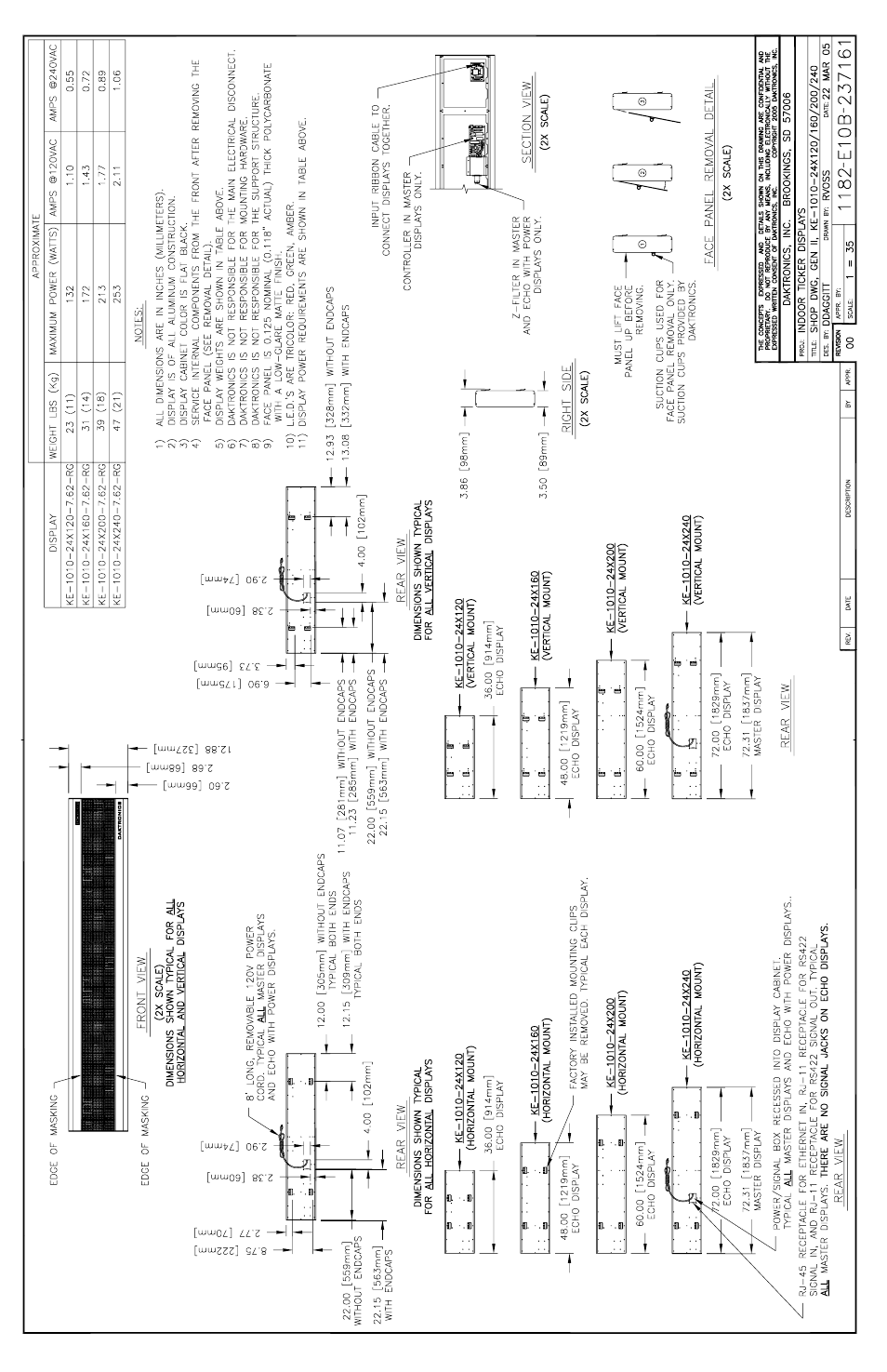 Daktronics KE-1010-7.6-RG User Manual | Page 55 / 61
