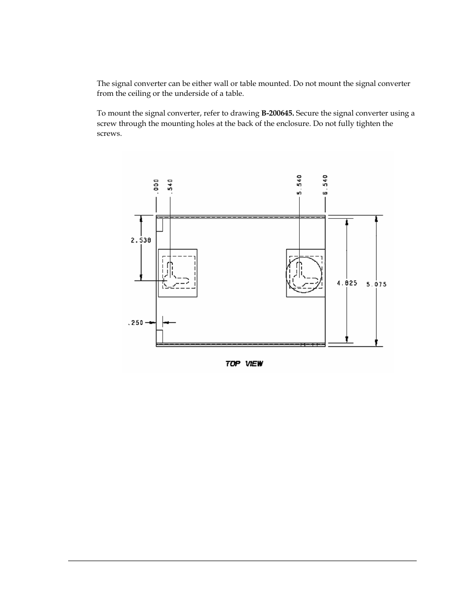Figure 29: signal converter enclosure, Mounting instructions | Daktronics KE-1010-7.6-RG User Manual | Page 61 / 61