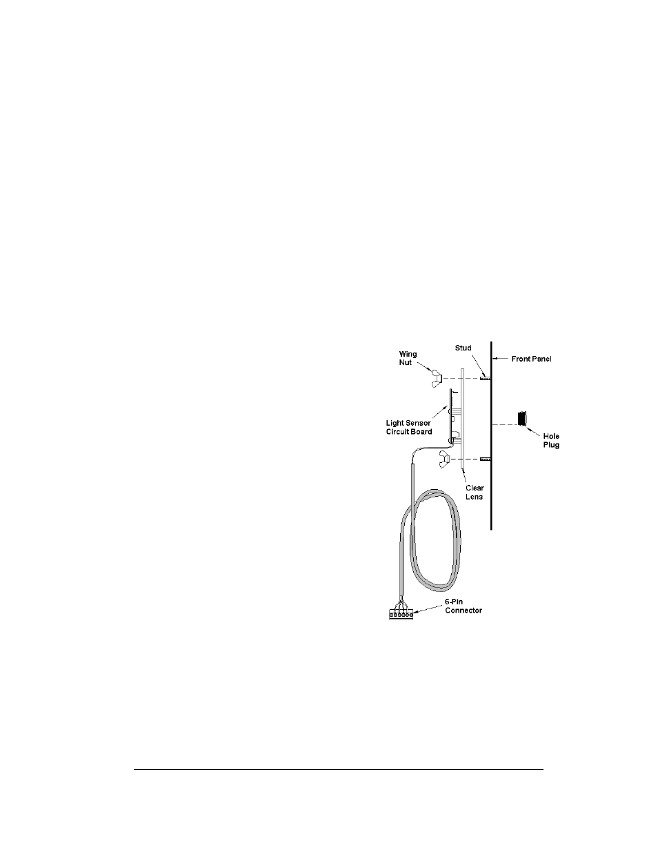 4 light sensor installation | Daktronics DF-1020 User Manual | Page 27 / 100