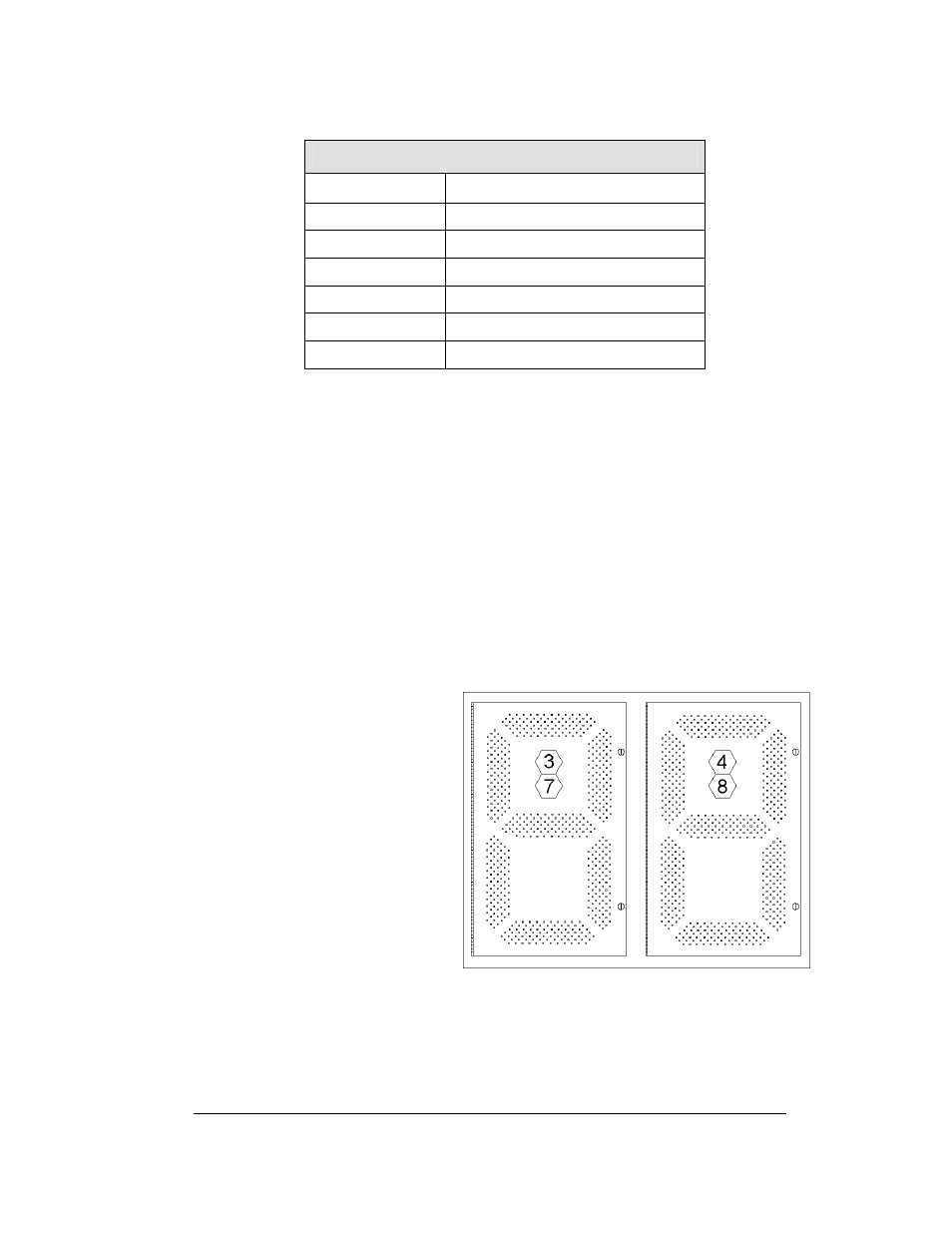 5 segmentation and digit designation | Daktronics DF-1020 User Manual | Page 33 / 100
